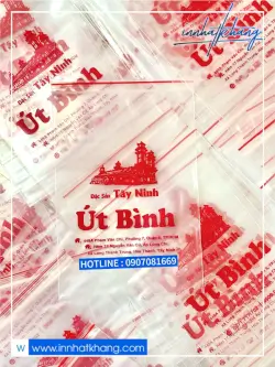 bao bì zip chỉ đỏ